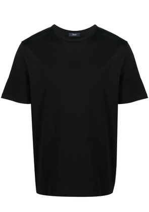 Herno short-sleeve cotton T-shirt - Black