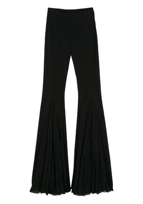 Nensi Dojaka jersey flared trousers - Black