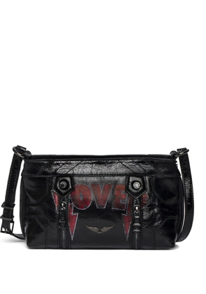 Zadig&Voltaire Sunny Mood Punk embellished leather shoulder bag - Black