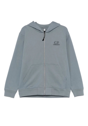 C.P. Company fleece zip-up hoodie - Blue