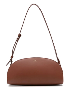 A.P.C. Demi-Lune shoulder bag - Brown