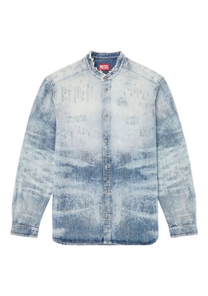 Diesel mandarin-collar denim shirt - Blue