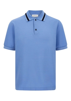 Ferragamo short-sleeved polo shirt - Blue