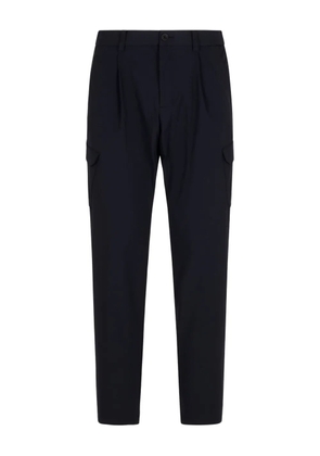 Herno elasticated-waist cargo trousers - Blue
