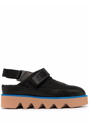 MSGM padded platform mules - Black