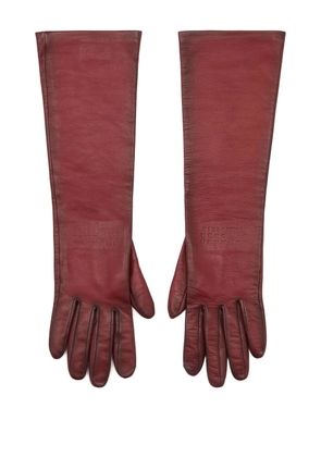 MM6 Maison Margiela lambskin gloves - Red