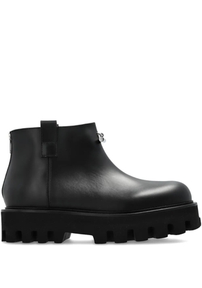 Alexander McQueen zip-fastening lug-sole boots - Black