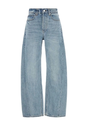 Alexander Wang logo-patch jeans - Blue