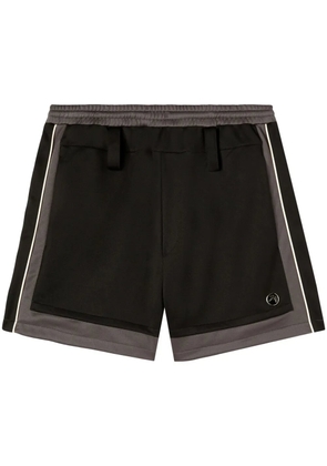 AMBUSH logo-appliqué track shorts - Grey