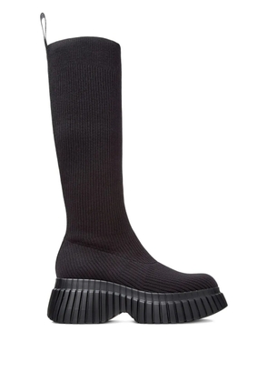 Camper Pix BCN ribbed-knit boots - Black