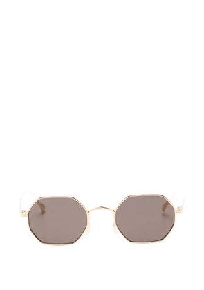 Cartier Eyewear geometric-frame sunglasses - Gold