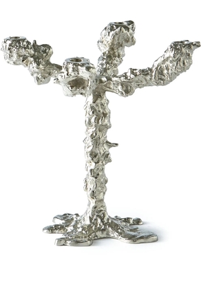 POLSPOTTEN Drip 4 candle holder - Silver