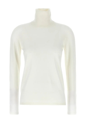Max Mara high-neck wool sweater - White