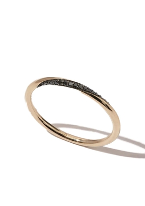 Otiumberg 9K yellow gold Twisted Thread diamond ring