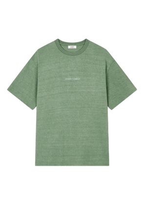 TOMBOY logo-print T-shirt - Green