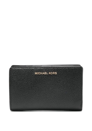 Michael Michael Kors medium pebbled leather wallet - Black