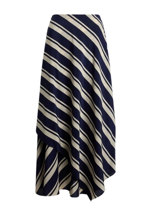 Ralph Lauren Collection Striped Handkerchief Tilda Skirt - Blue