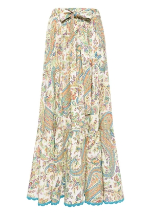 ETRO paisley-print cotton skirt - Multicolour