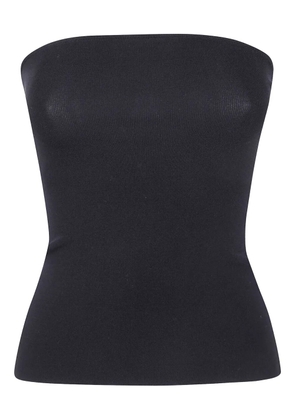 ENTIRE STUDIOS ribbed-knit strapless top - Black