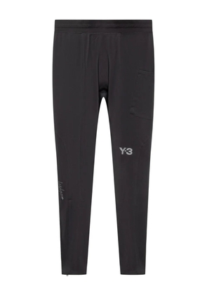 Y-3 logo-detail leggings - Black