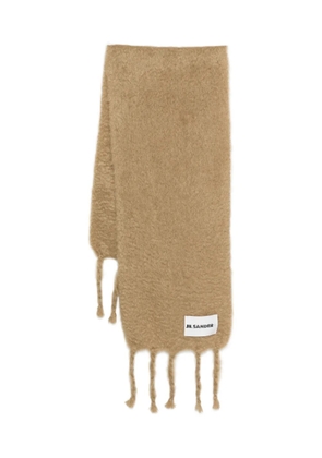Jil Sander fringed-edges scarf - Neutrals