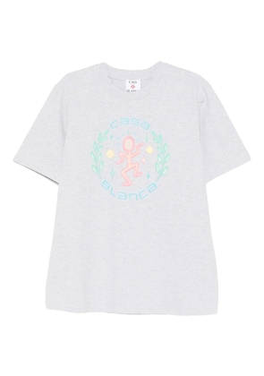 Casablanca graphic roundel T-shirt - Grey