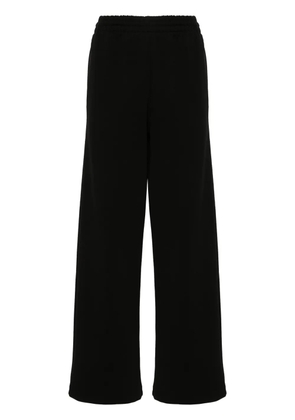 WARDROBE.NYC ribbed straight-leg trousers - Black