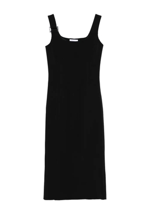 Patrizia Pepe square-neck midi dress - Black