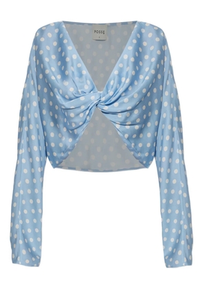Posse polka-dot blouse - Blue