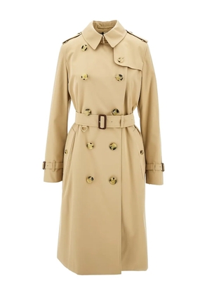 Burberry double-breasted cotton trench coat - Neutrals