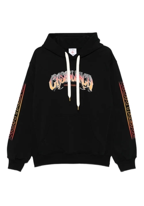 Casablanca logo hoodie - Black