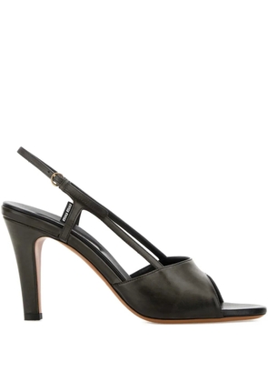 Miu Miu 90mm leather sandals - Black