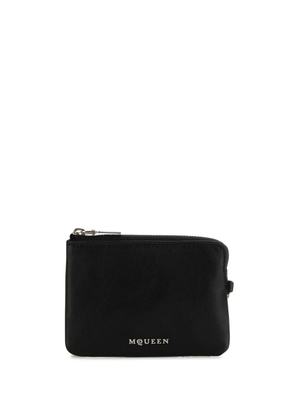 Alexander McQueen logo-plaque wallet - Black