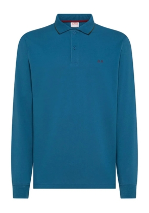 Sun68 piqué polo shirt - Blue