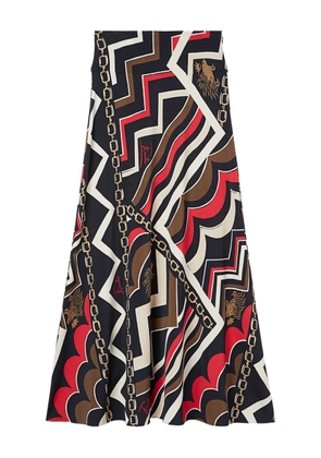 PUCCI abstract-print maxi skirt - Black