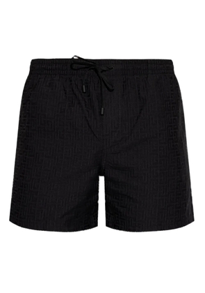 Balmain Labyrinth printed swim shorts - Black