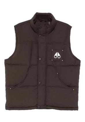 Moose Knuckles Everest button-fastening padded waistcoat - Brown