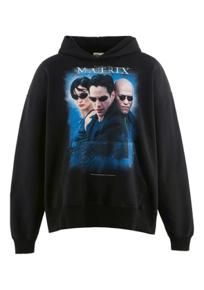 SAINT MXXXXXX the matrix graphic hoodie - Black