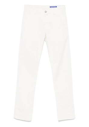 Jacob Cohën logo-plaque jeans - White