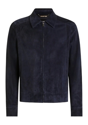 Dolce & Gabbana lamb-suede jacket - Blue