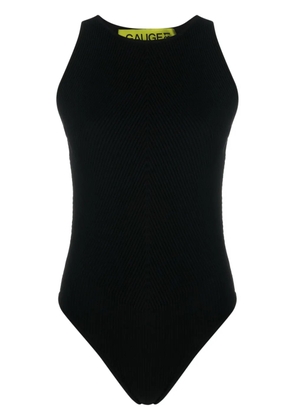GAUGE81 sleeveless round-neck bodysuit - Black