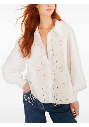FARM Rio button-fastening blouse - White