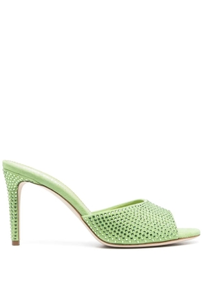Paris Texas crystal-embellished sandals - Green
