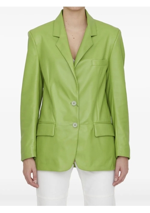 Salvatore Santoro leather blazer - Green