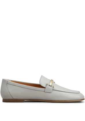 Tod's leather loafers - Grey