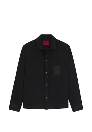 HUGO patch-pocket shirt - Black