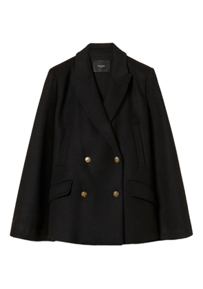 TWINSET wool-blend double-breasted coat - Black