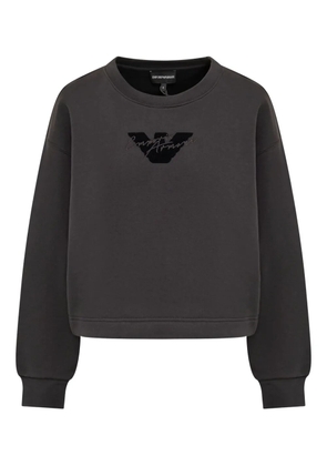 Emporio Armani logo sweatshirt - Black