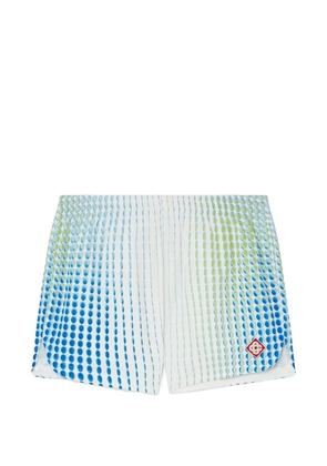 Casablanca printed logo shorts - White