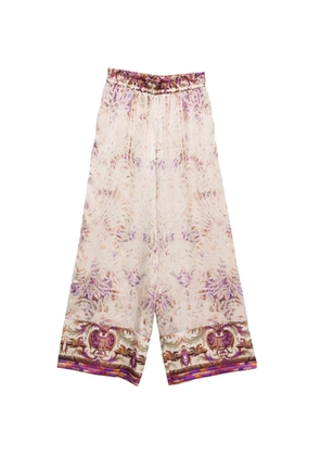 Pierre-Louis Mascia Mutka print trousers - Neutrals